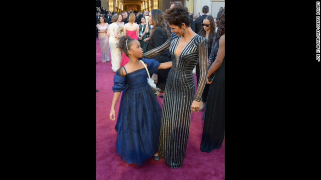 Quvenzhane Wallis and Halle Berry