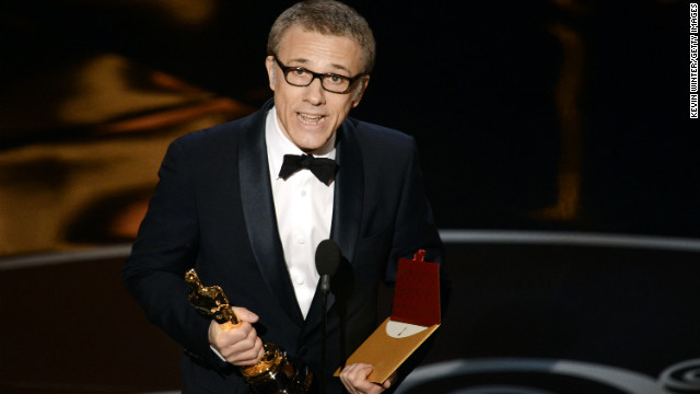 <strong>Christoph Waltz, best supporting actor:</strong> "Django Unchained" star Christoph Waltz graciously accepted his second Oscar on Sunday night, thanking both the writer-director, Quentin Tarantino, as well as his co-stars. "We participated in a hero's journey," Waltz said, "the hero here being Quentin."