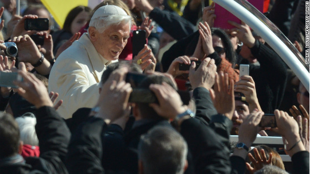 Pope Benedict XVI will held the last audience of his pontificate in St Peter's Square on Wednesday on the eve of his historic resignation.
