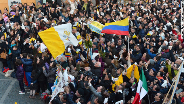 The faithful gather for a last farewell to Pope Benedict XVI.