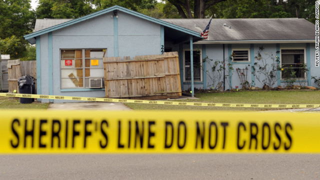 Police tape surrounds a home where a sinkhole opened beneath the bedroom of Jeff Bush in Seffner, Florida, on Friday, March 1. Sinkholes caused by acidic groundwater corroding the limestone or carbonate rock underground are common in Florida, according to the Florida Department of Environmental Protection. Take a look at sinkholes throughout the world. 