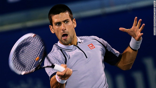 World No.1 Novak Djokovic powered his way to another ATP title against Tomas Berdych in Dubai on Saturday. 