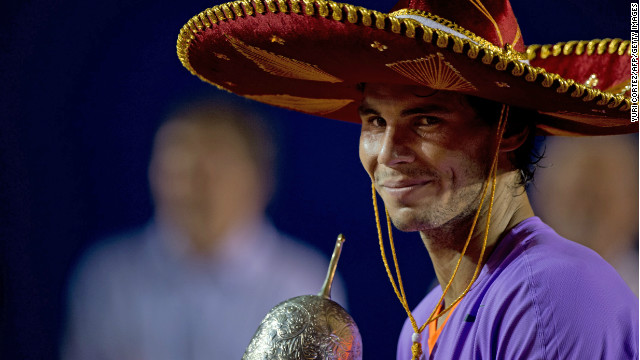 Rafael Nadal defeated fellow Spaniard David Ferrer to win the Mexican Open