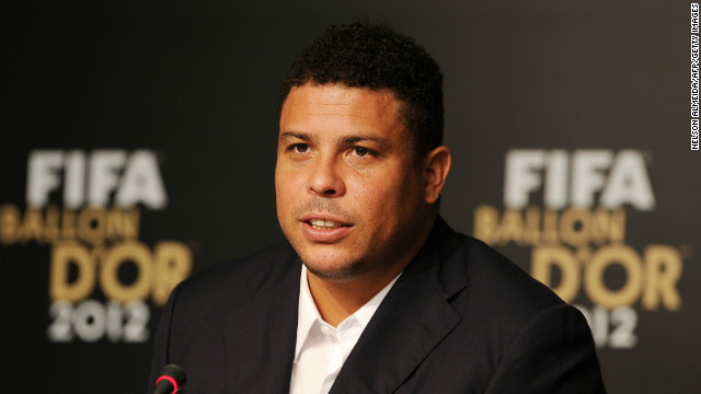 Former Brazilian footballer Ronaldo attends a press conference on November 29, 2012 in Sao Paulo, Brazil.