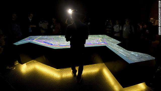 Journalists are shown a virtual tour of the city organized by the Rio 2016 Committee on November 19, 2012 in Rio De Janeiro, Brazil. 