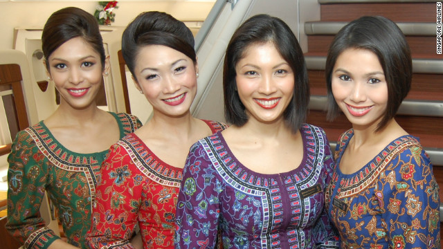 Singapore Airlines' iconic Singapore Girl first appeared in 1972 wearing the "sarong kabaya" uniform, inspired by traditional attire found across much of Southeast Asia.