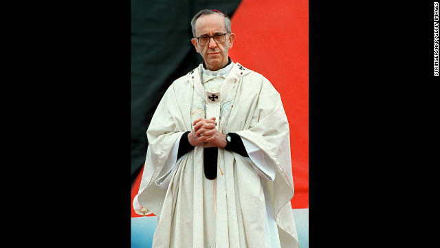 This undated photo shows Bergoglio, who was appointed a cardinal by Pope John Paul II.