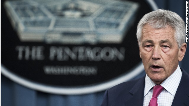 Hagel to give up furlough pay