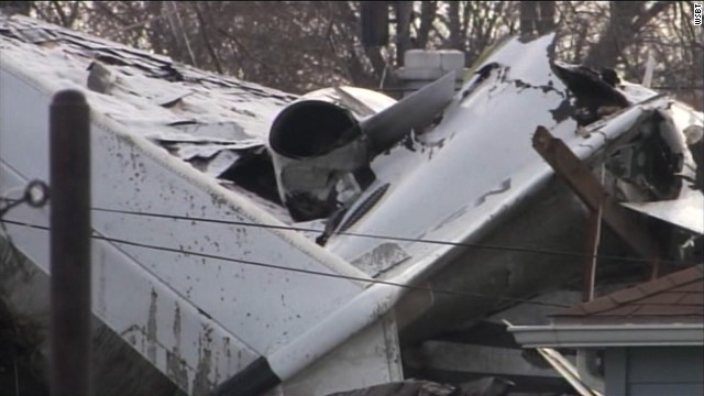 A private jet crashed into homes Sunday in South Bend, Indiana. At least two people were killed, authorities said.