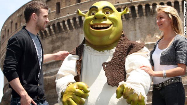 JT lent his voice to 2007's "Shrek the Third." The film also features the vocal talents of Cameron Diaz, who reportedly dated Timberlake on and off from 2003 to 2007.