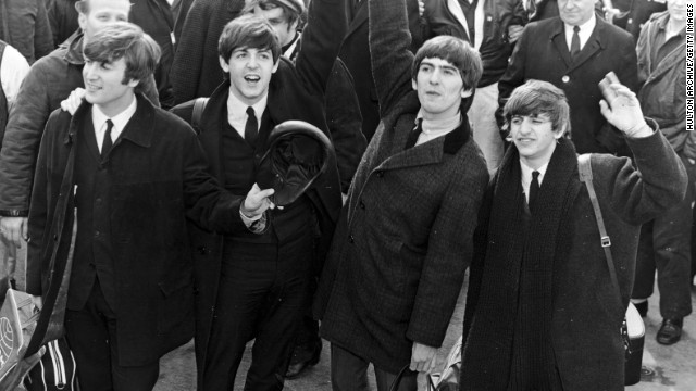 As described by <a href='http://www.rollingstone.com/music/lists/the-top-25-teen-idol-breakout-moments-20120511/the-beatles-1964-20120511' >Rolling Stone</a>, the teenaged fervor for this landmark British band was a "level of ... mania the country had never before seen -- even at the height of Elvis Presley." When Beatlemania hit the U.S. in 1964, the screaming fans would drown out the music at Beatles shows ... and some young women, the magazine notes, would even wet their pants with excitement when the band's car rolled by. From left, John Lennon, Paul McCartney, George Harrison and Ringo Starr.