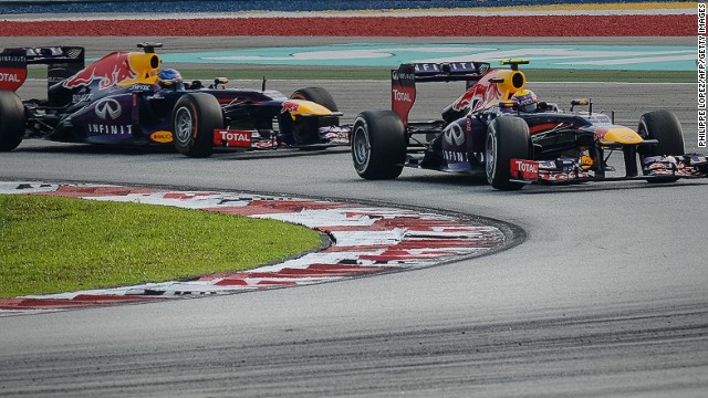 Webber had led after coming out of his final pit stop with 13 laps to go in Sepang, but Vettel claimed victory after defying team orders to overtake while the Australian was following instructions to conserve his car.
