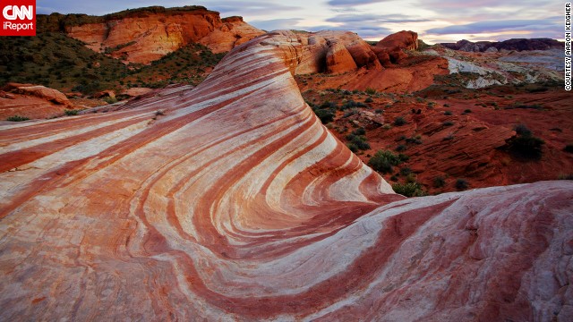 This stunning rock formation stands in <a href='http://ireport.cnn.com/docs/DOC-905057'>Valley of Fire State Park</a>, Nevada's oldest and largest state park.