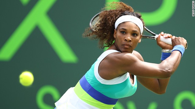 Serena Williams, who lives in nearby Palm Beach, dug deep to see off Dominika Cibulkova at Key Biscayne. 