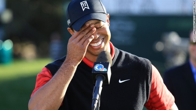 Woods earns his first win since November 2009 at the Chevron World Challenge, a non-PGA tour event, in December 2011.