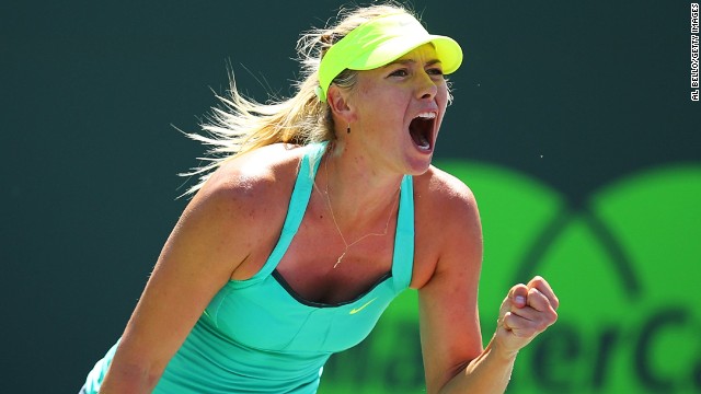 Russia's Maria Sharapova has been beaten in the Miami Masters final on four different occasions. 