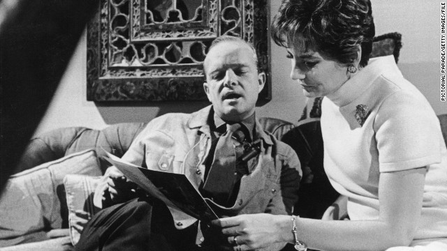 Walters interviewed American novelist, short story writer and playwright Truman Capote for "Today" inside his New York apartment in 1967. 