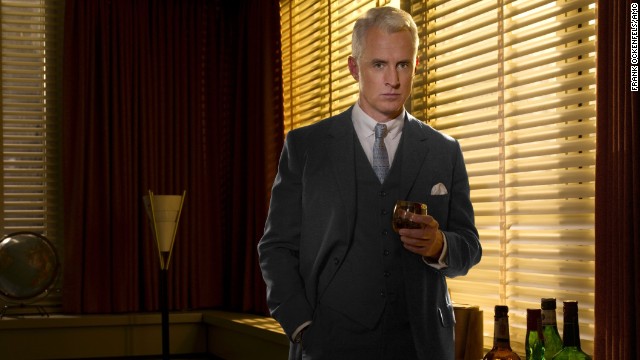 Actor John Slattery plays Roger Sterling, here in season 2 of "Mad Men," set in the year 1962.