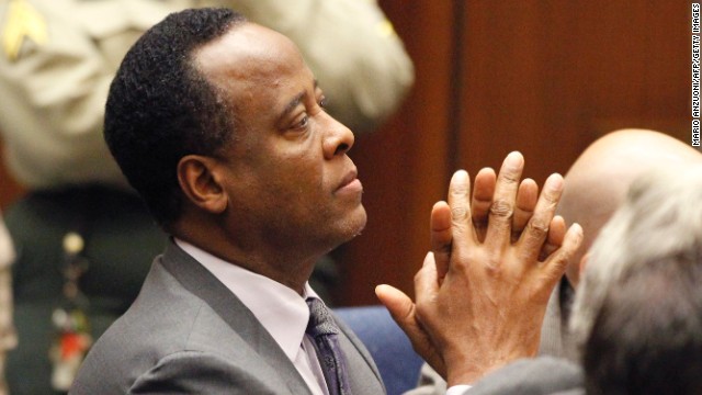 <strong>Dr. Conrad Murray:</strong> He was Michael Jackson's personal physician in the two months before his death, giving him nightly infusions of the surgical anesthetic that the coroner ruled led to his death. Murray, who is appealing his involuntary manslaughter conviction, has sworn that he would invoke his Fifth Amendment protection from self-incrimination and refused to testify in the civil trial. There is a chance that Murray will be brought into court from jail to testify outside the presence of the jury to allow the judge to determine if he would be ordered to testify.