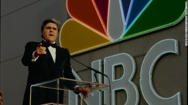 Leno, here circa 1990, hasn't been shy about knocking NBC executives.