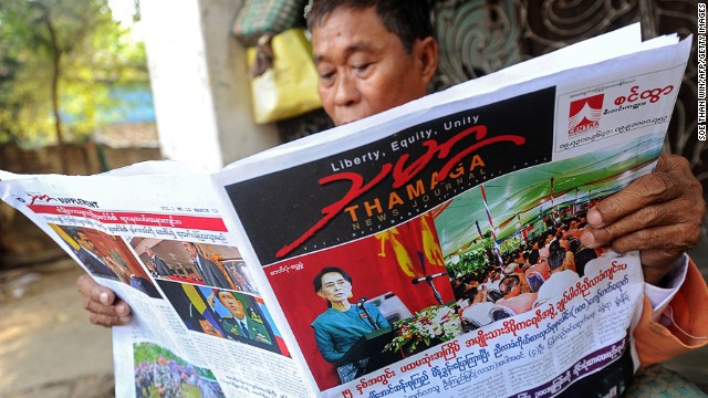 After decades under a repressive military regime, the Burmese are showing a healthy appetite for news. In the past, all publications had to submit stories to the Press Scrutiny and Registration Division for approval. Censorship was phased out in 2012 and at the beginning of 2013 the bureau was formally abolished.