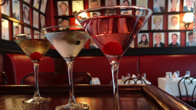 Sip a classic cocktail at Sardi's, a theater district standard that has served as a setting in the show.