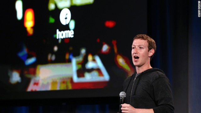 Facebook presenta su sistema "Home" para celulares Android