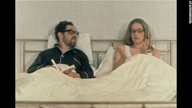 "And so begins one of the truest, most luminous love stories ever made, Ingmar Bergman's 'Scenes From a Marriage.' The marriage of Johan and Marianne will disintegrate soon after the film begins, but their love will not," wrote Ebert. Erland Josephson and Liv Ullmann played the couple.