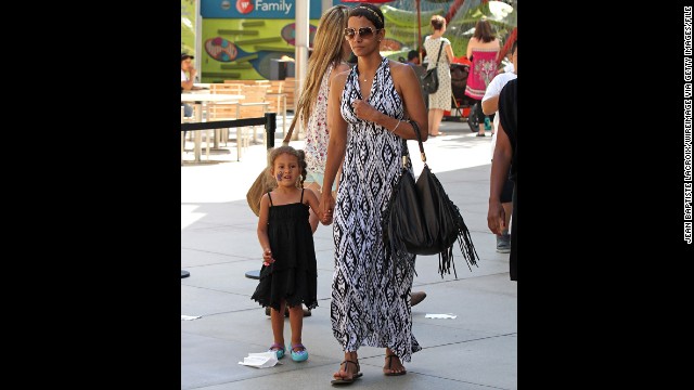 Halle Berry gave birth to her daughter, Nahla, in March 2008. Nahla's father is Gabriel Aubry. The actress, 46, is pregnant with her second child -- her first with husband Olivier Martinez.