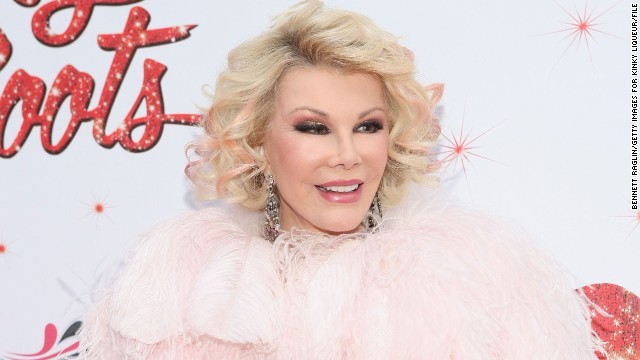 Joan Rivers broke the mold in 1986 when she stepped out on her own on with "The Late Show," and we see no reason why she couldn't return to late-night broadcast TV. "Maybe we'll see an old lady slide into 3 a.m.," she joked with CNN.