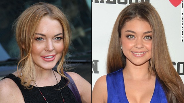 "Modern Family" star Sarah Hyland plays a teen on the show. But is she older than La Lohan?