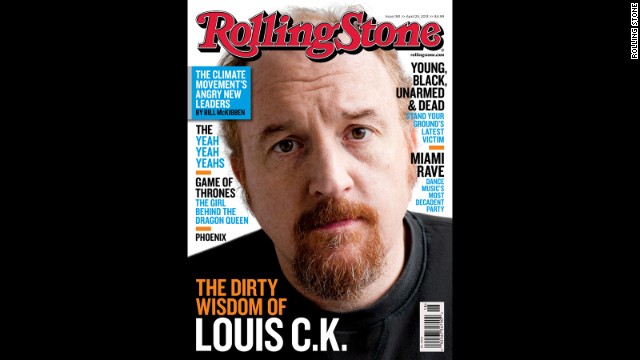 We've missed Louis C.K.'s "Louie," <a href='http://marquee.blogs.cnn.com/2012/10/09/while-you-were-working-322/?iref=allsearch' >which is on hiatus until next spring</a>, so the new issue of Rolling Stone is a welcome sight. As it turns out, he's not that far removed from his FX alter ego. "The Louie on the show is pretty happy," he told RS. "And I'm about as happy as he is. I don't mind feeling sad. Sadness is a lucky thing to feel."