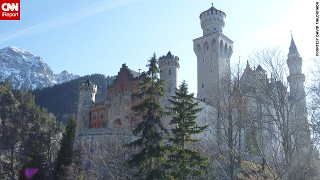 <a href='http://ireport.cnn.com/docs/DOC-922383'>Neuschwanstein Castle</a> sits on a hill just outside of Fussen, Germany. Though it looks ancient, the castle was built in the second half of the 19th century as a tribute to composer Richard Wagner.