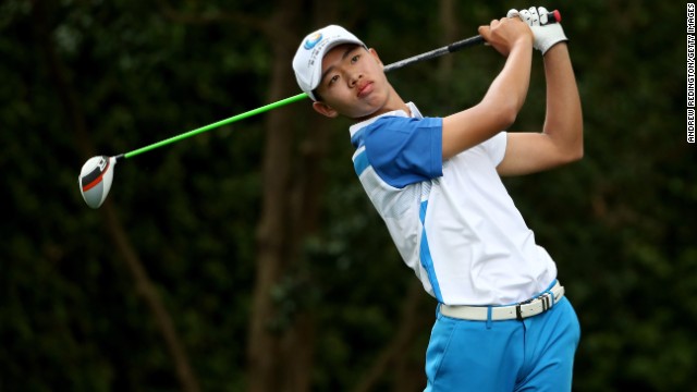 Guan Tianlang, now 14, qualified for the 2013 Masters when -- as the youngest player in the field, then rated 490th in the world amateur rankings -- he beat a host of senior golfers to win the Asia-Pacific Amateur Championship in Thailand. Guan of China became the youngest player to make the cut at Augusta and finished as the top amateur.