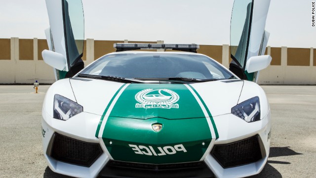 A Lamborghini Aventador is the latest addition to the Dubai Police fleet.