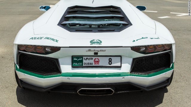 The addition of the green and white Italian sports car, which has a special '8' numberplate, was announced via the Dubai Police Twitter account, <a href='https://twitter.com/DubaiPoliceHQ/status/321996652095369218/photo/1' target='_blank'>@DubaiPolice HQ</a>.