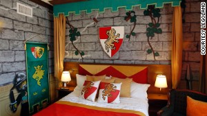 A Kingdom-themed room at the new Legoland hotel. 