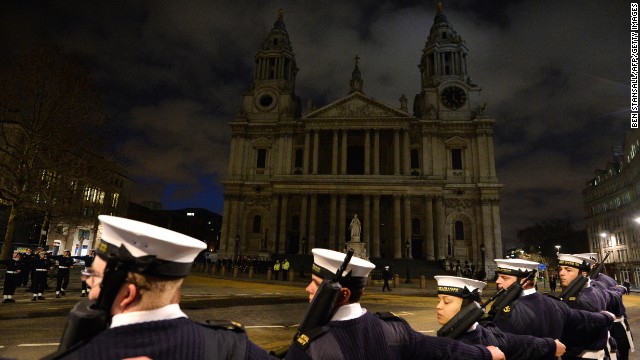 Más de 4.000 agentes velarán por la seguridad del funeral de Thatcher