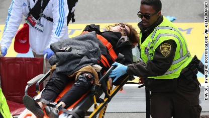 boston marathon bombing injured cnn killed person attack explosion deadly boy hurt finish near away who stretcher victim scene than