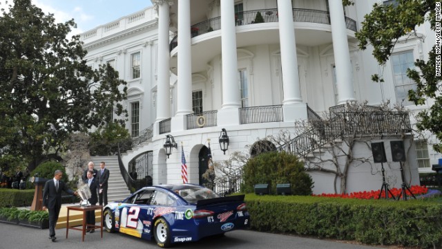 Photo: Obama honors NASCAR champ