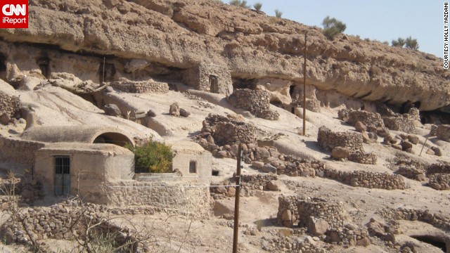 People live in ancient cave dwellings in Maymand. "I think Americans should see the real side of Iran -- not the political side," said Holly Yazdani, who shot this photo. <a href='http://ireport.cnn.com/docs/DOC-933183'>See more images on CNN iReport.</a>