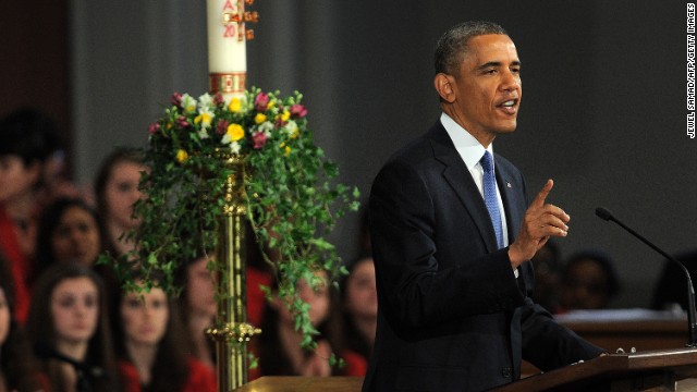 My Take: Obama channels Reagan at Boston interfaith service
