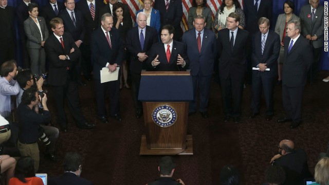 Gang confident immigration bill can break Senate gridlock