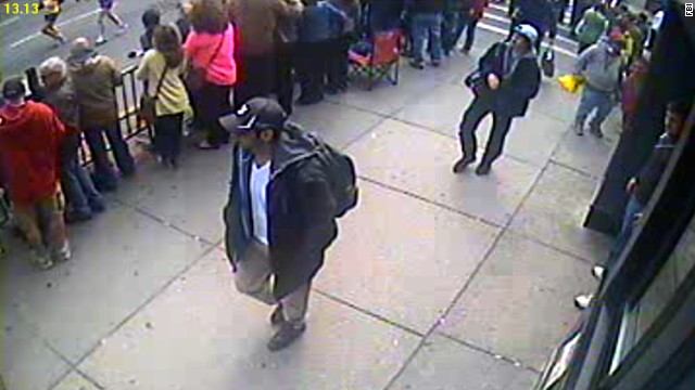 FBI releases video showing bombing suspects