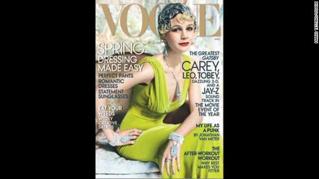 Thanks to Carey Mulligan's role as Daisy Buchanan in Baz Luhrmann's adaptation of "The Great Gatsby," the <a href='http://www.vogue.com/magazine/article/great-expectations-carey-mulligan-as-daisy-buchanan-in-the-great-gatsby/#1' >May issue of Vogue</a> offers a glamorous 1920s take on the actress. 