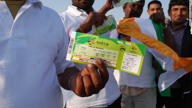 The issue of how migrant workers are treated has long been a hot topic in the Gulf. The UAE, Saudi Arabia, Kuwait and Bahrain have all been criticized in the past for their poor treatment of guest workers. But the 2022 World Cup has focused attention on Qatar. Here one Indian worker proudly shows his ticket for a match at the 2011 Asian Cup finals, hosted in Doha. 