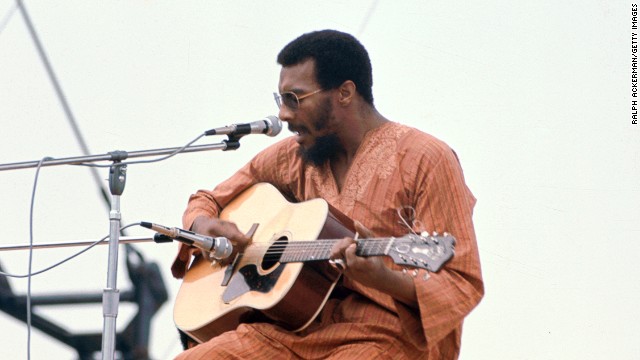 Folk singer Richie Havens, the opening act at the 1969 Woodstock music festival, died on April 22 of a heart attack, his publicist said. He was 72.