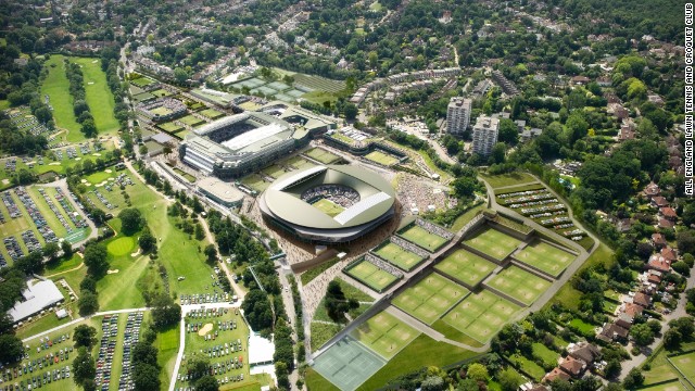 The All England Club, which organizes the Wimbledon Championship, has revealed that it will build a new roof on No.1 Court.