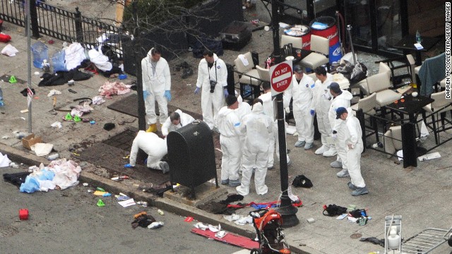 Encuentran ADN de mujer en fragmento de una de las bombas de Boston