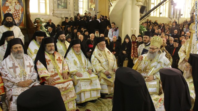 Enthroanment in Damascus of Yuhanna X Yazigi as the Patriarch of Antioch, on February 10, 2013.